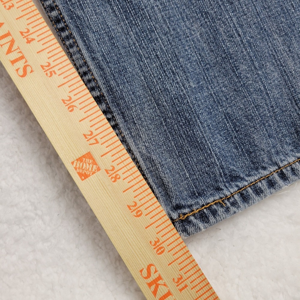 Levis 550 Relaxed Jeans Mens 40 x 32 Measures 37 x 30 Blue 100% Cotton Distress - Picture 8 of 13